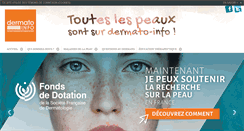Desktop Screenshot of dermato-info.fr